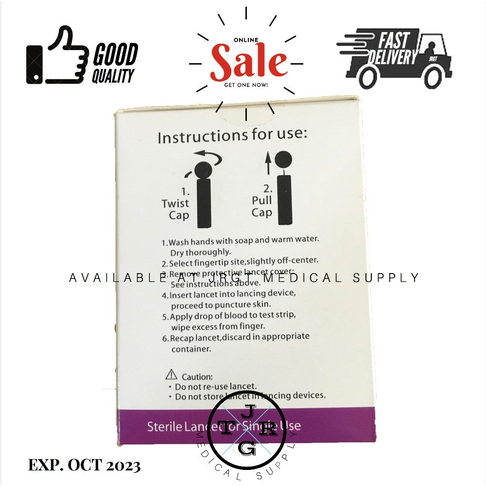 Surgitech Blood Lancets (100pcs)(G30)