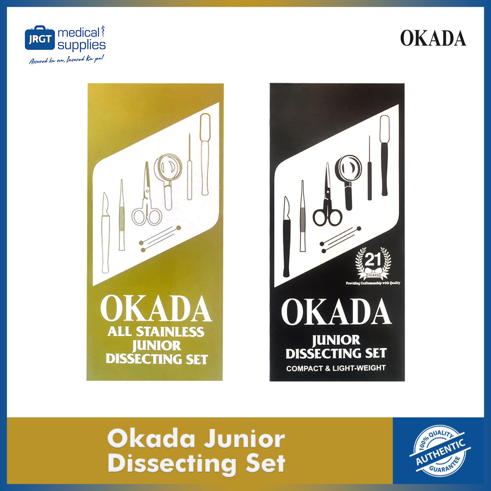 Okada Dissecting Kit - 7-Piece Set for Anatomy Studies & Surgical Practice