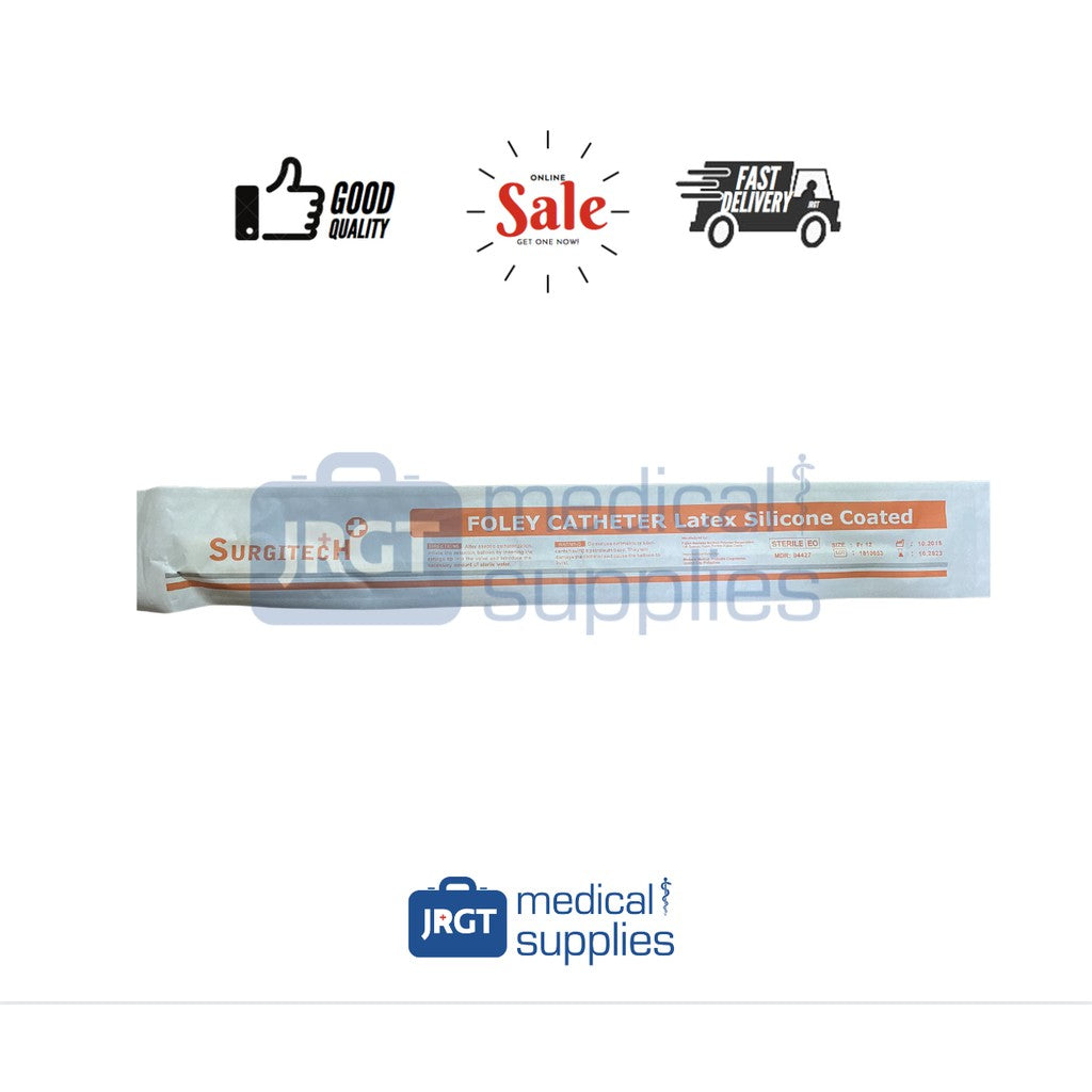 Foley Catheter Per Piece (Fr. 8, 10, 12, 14, 16, 18)