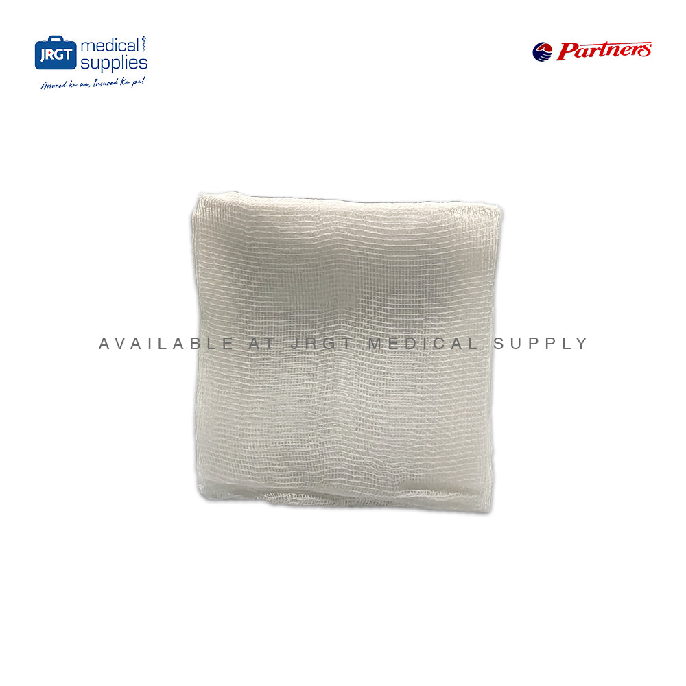 Partners Gauze Sponge 8-Ply 4x4 Non-Sterile Wound Care Pads - Highly Absorbent (100 pcs)