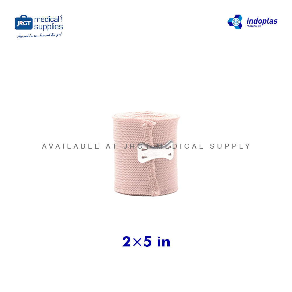 Indoplas Elastic Bandage in 2/3/4/6 Inches | Firm Compression & Pain Relief