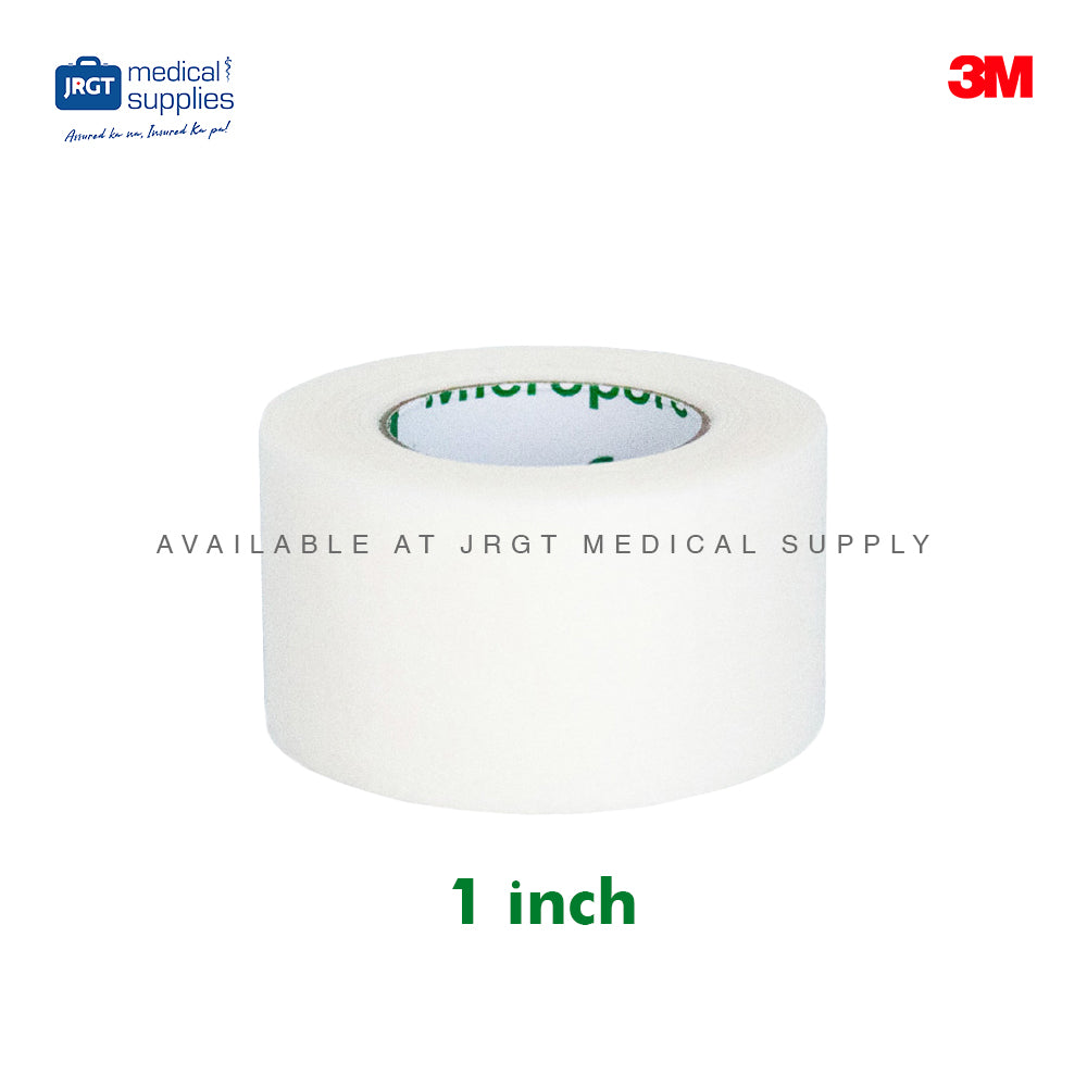 3M Micropore Medical Tape - Available in 1/2", 1", 2" (1 piece)