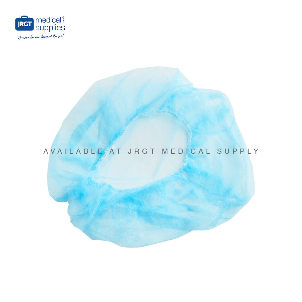 Disposable Surgical Grade OR/Bouffant Caps (Caterpillar Type) 100pcs | Breathable, Lightweight