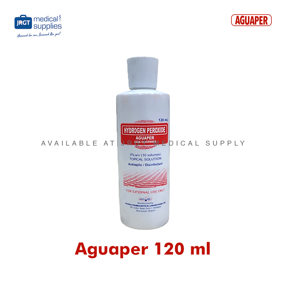 Aguaper Hydroper Hydrogen Peroxide 3% (30ml/60ml/120ml) | First Aid Disinfectant
