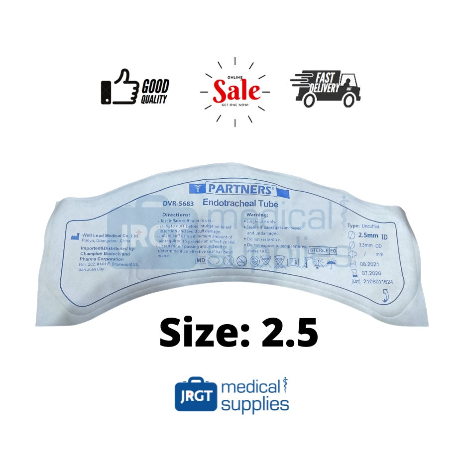 Partners Sterile Endotracheal Tube - ET Tube (1pc)