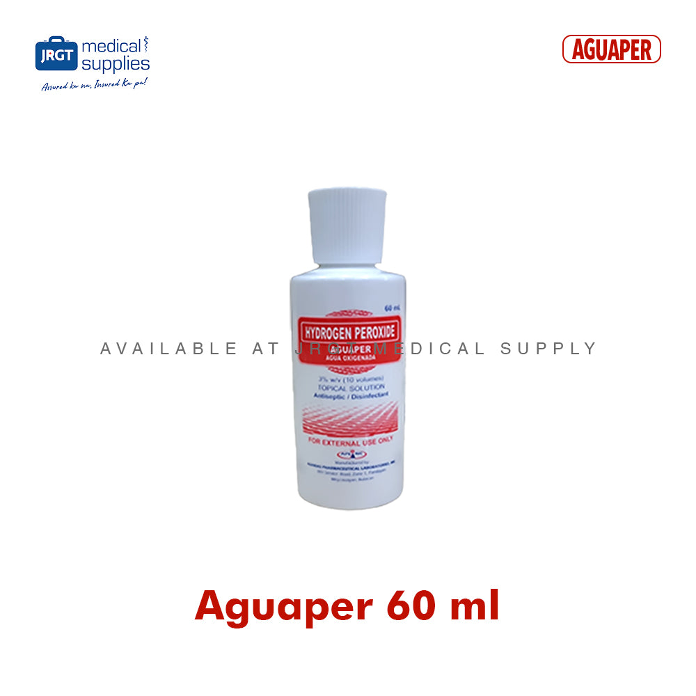 Aguaper Hydroper Hydrogen Peroxide 3% (30ml/60ml/120ml) | First Aid Disinfectant