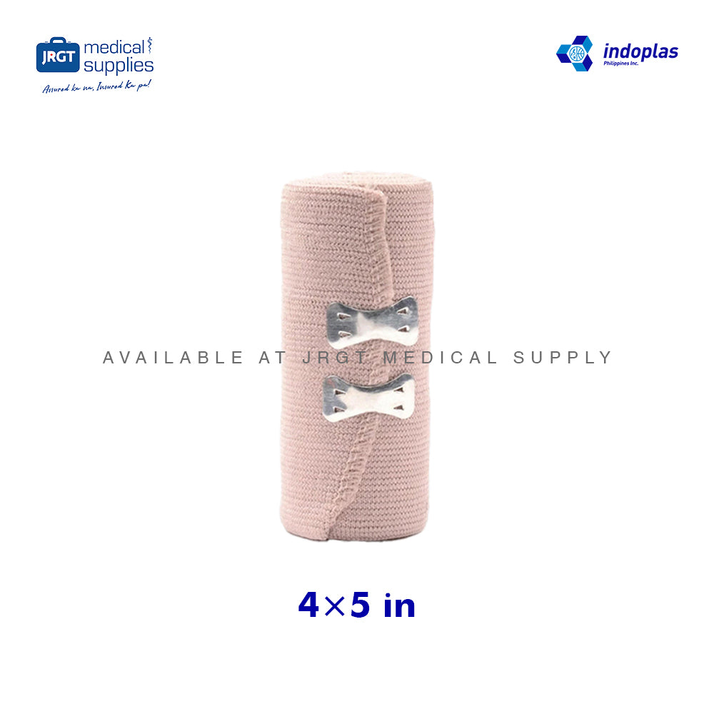 Indoplas Elastic Bandage in 2/3/4/6 Inches | Firm Compression & Pain Relief