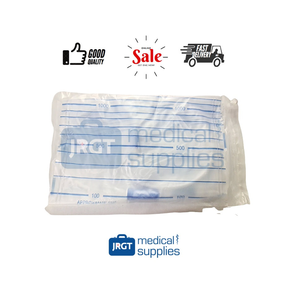 Sure-Guard Urine Bag (2000mL / 2 Liters)