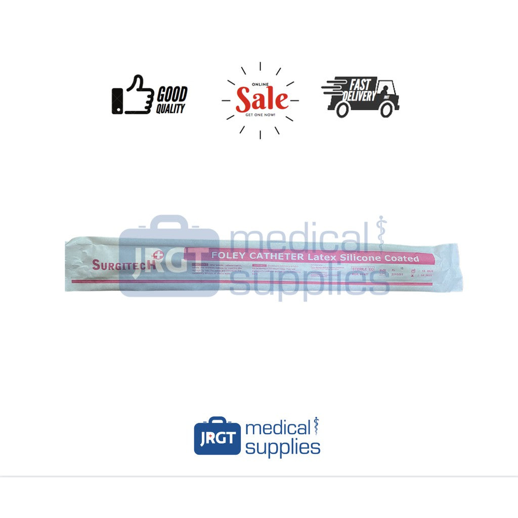 Foley Catheter Per Piece (Fr. 8, 10, 12, 14, 16, 18)