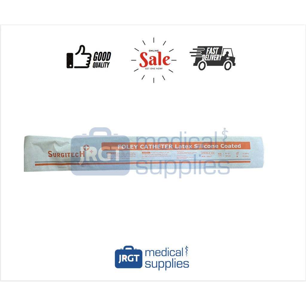 Foley Catheter Per Piece (Fr. 8, 10, 12, 14, 16, 18)