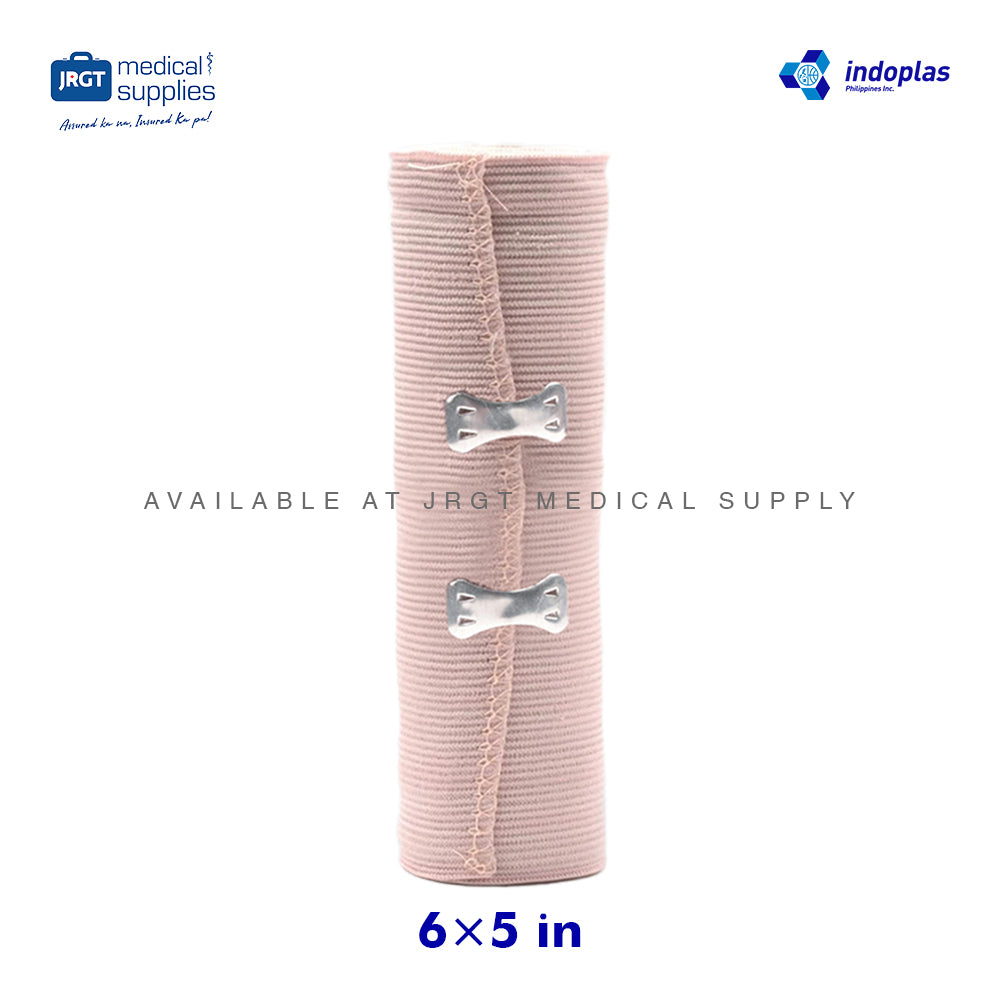 Indoplas Elastic Bandage in 2/3/4/6 Inches | Firm Compression & Pain Relief