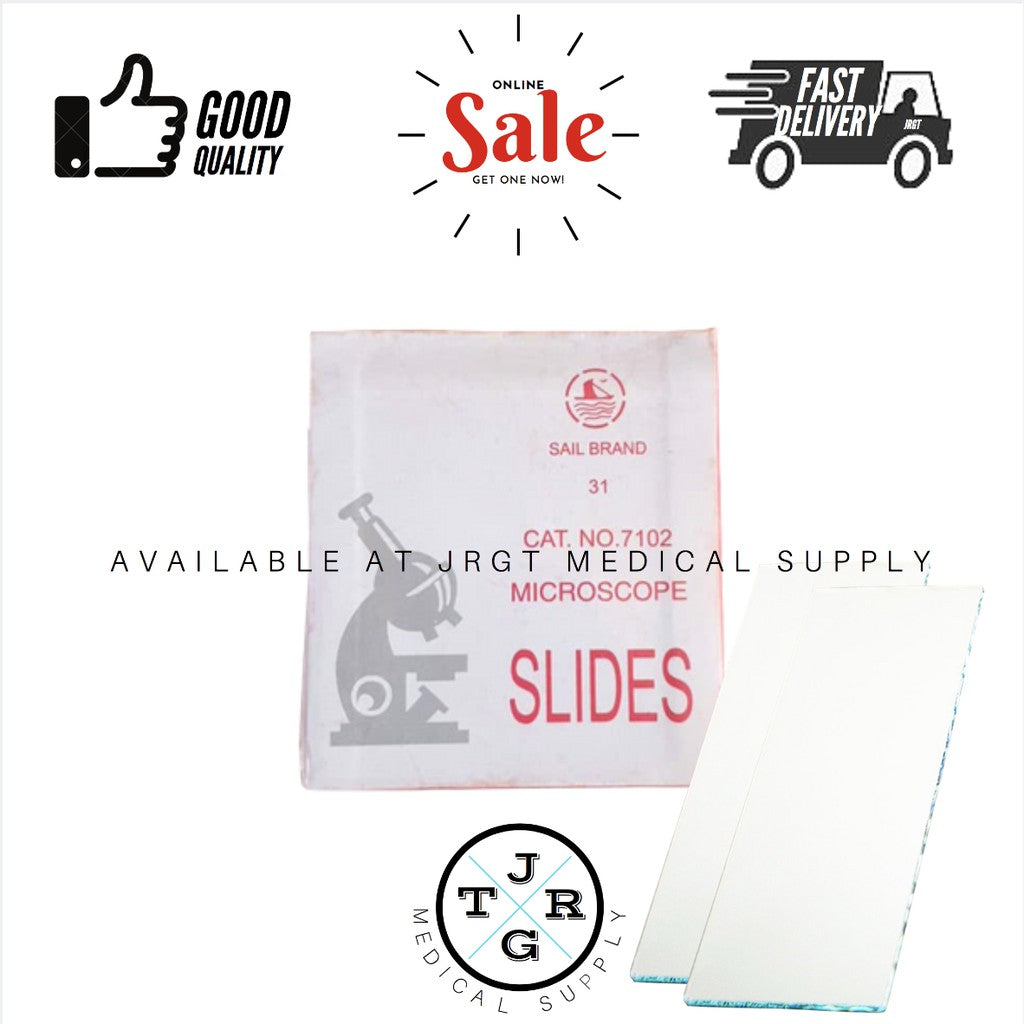 Microscope Slides Plain / Frosted (1 box-72pcs)