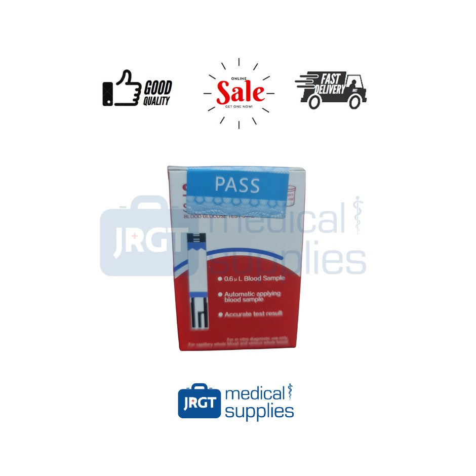 Sinocare Safe-Accu 2 Blood Glucose Test 25 pcs. Fast & Accurate Result Glucometer Strips