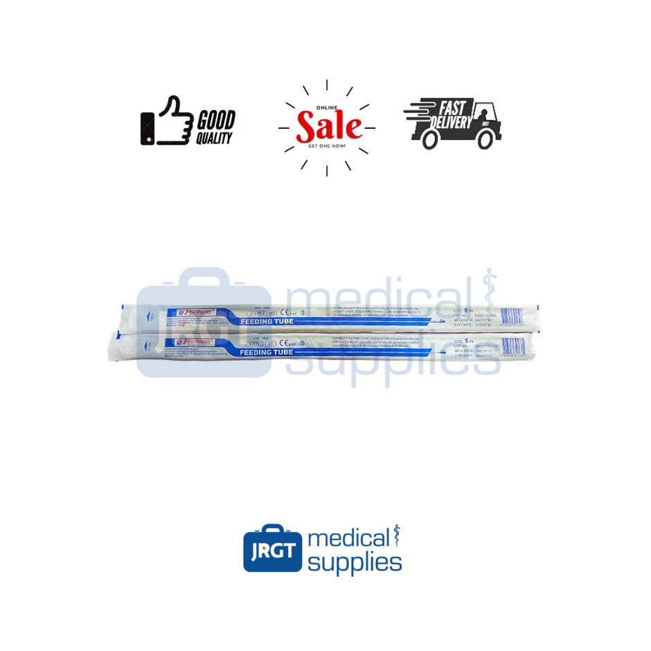 Partners Sterile Feeding Tube Fr 5 & Fr 8 | Disposable Non-Pyrogenic | JRGT Medical Supply