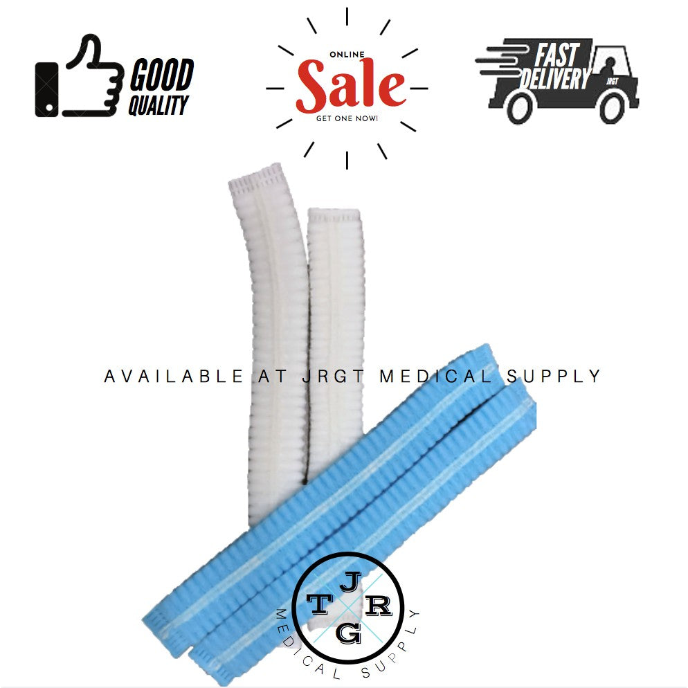 100pcs Disposable Surgical Cap - Hair Net (Caterpillar cap) (O.R. Cap) (100pcs)