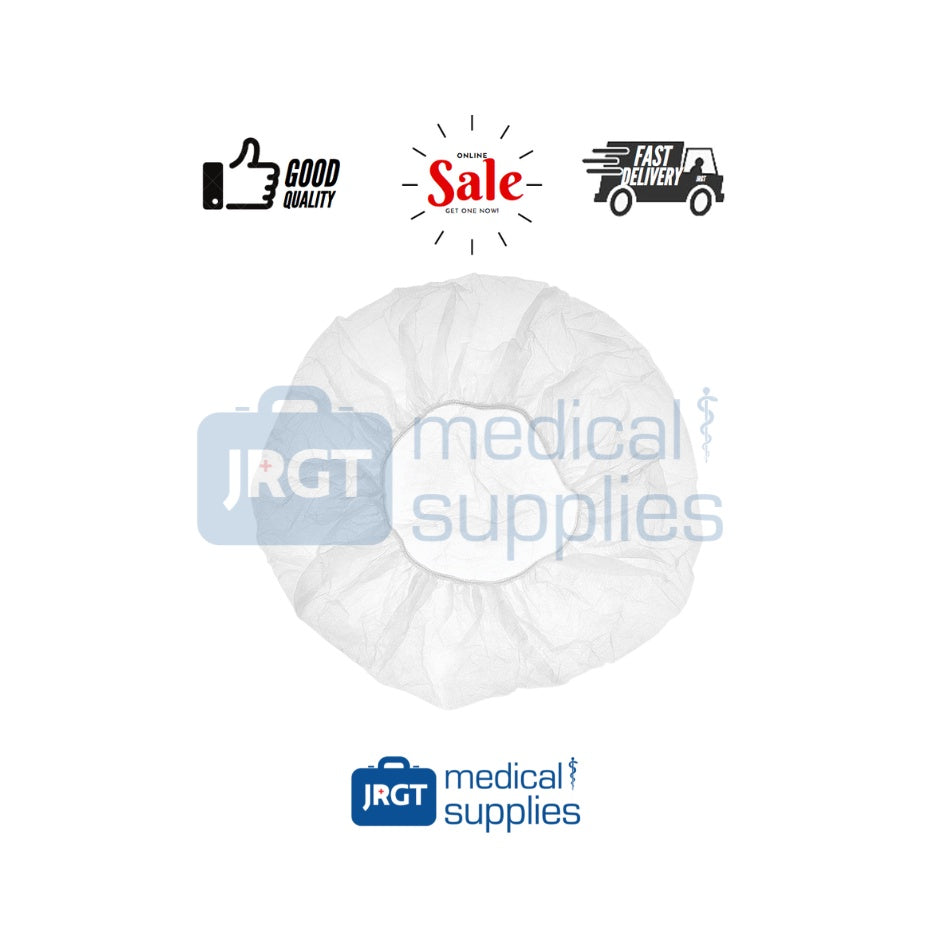 100pcs Disposable Surgical Cap - Hair Net (Caterpillar cap) (O.R. Cap) (100pcs)