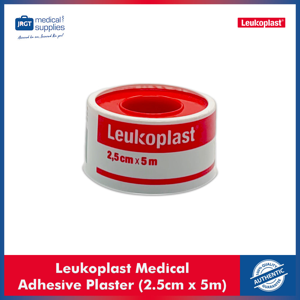 Leukoplast Surgical Tape - Strong Adhesive, Breathable, and Hypoallergenic (1 Roll)