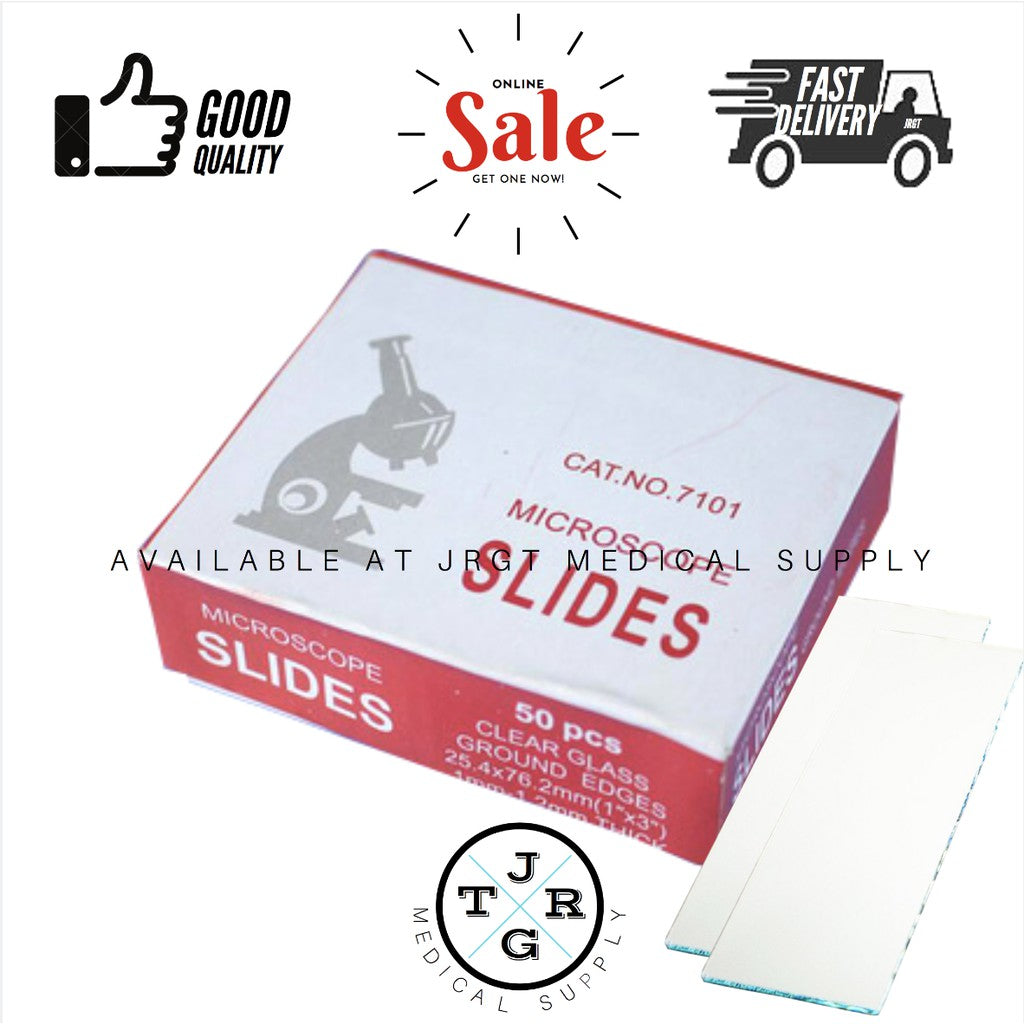 Microscope Slides Plain / Frosted (1 box-72pcs)