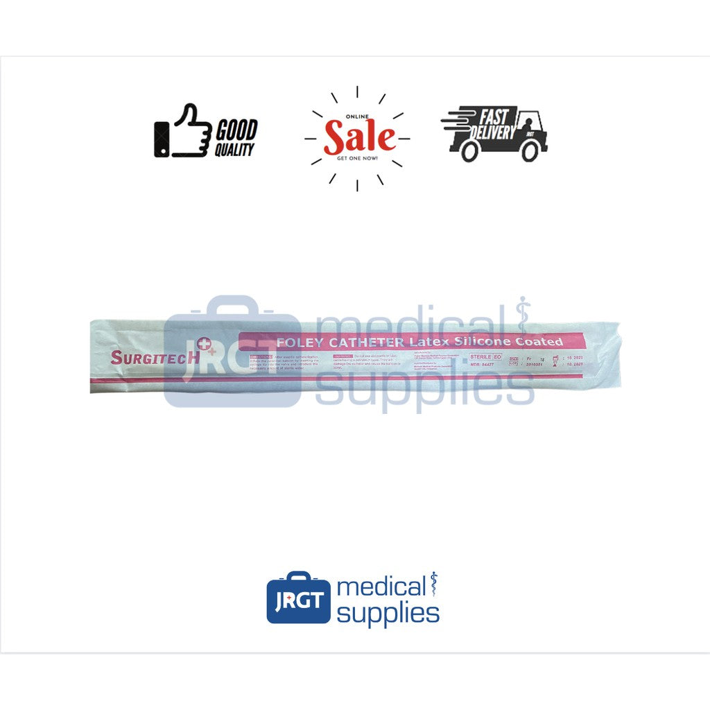 Foley Catheter Per Piece (Fr. 8, 10, 12, 14, 16, 18)