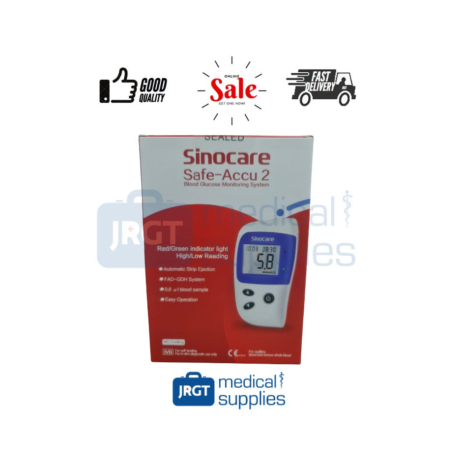 Sinocare Safe-Accu 2 Blood Glucose Monitoring System