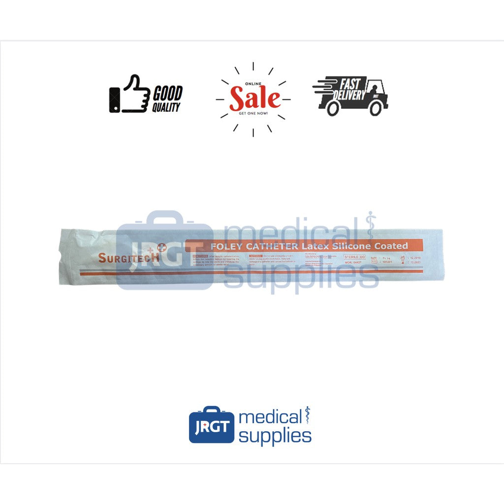 Foley Catheter Per Piece (Fr. 8, 10, 12, 14, 16, 18)