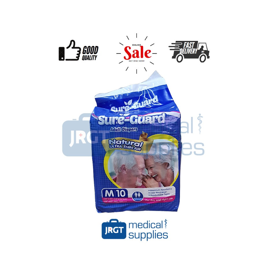 Sure-Guard, Fresco, and Partners Adult Diapers | Tape Type & Pull-Up | Sizes: Medium, Large, XL
