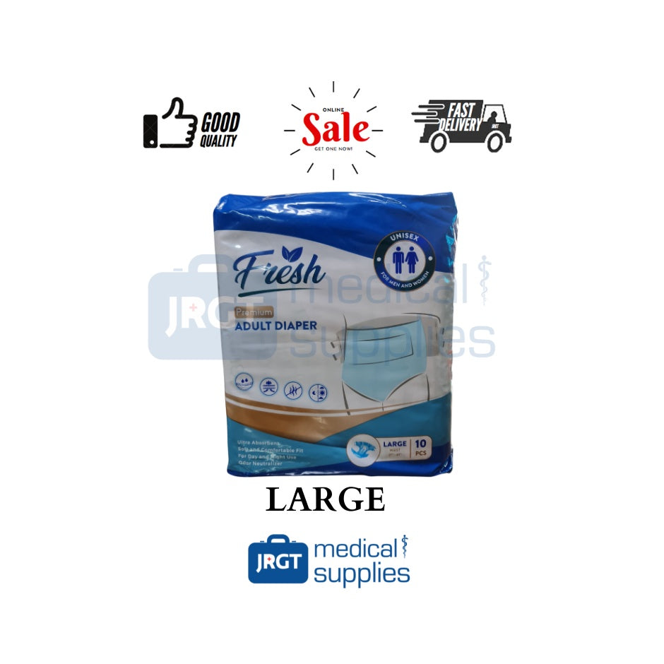 Sure-Guard, Fresco, and Partners Adult Diapers | Tape Type & Pull-Up | Sizes: Medium, Large, XL