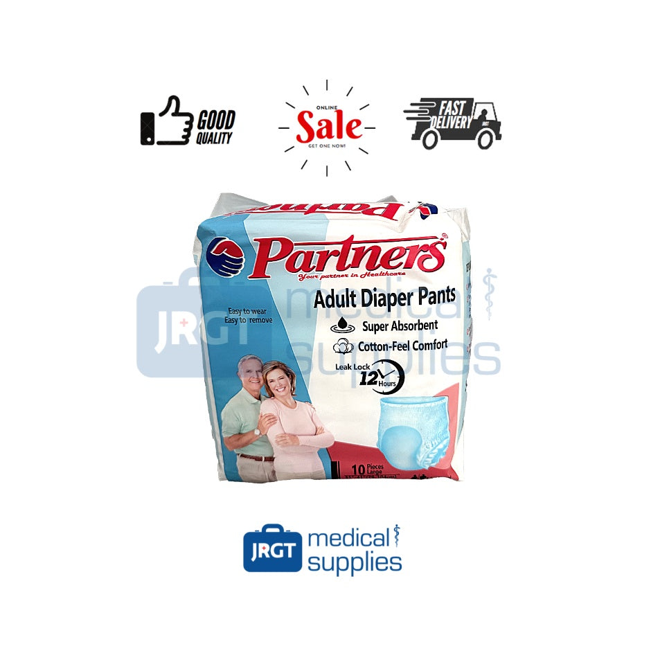 Sure-Guard, Fresco, and Partners Adult Diapers | Tape Type & Pull-Up | Sizes: Medium, Large, XL