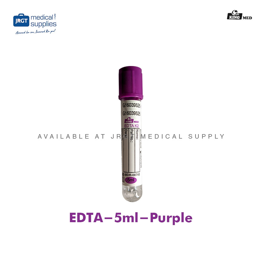Blood Collection Vacutainer Tubes (KingMed / Sure-Guard)