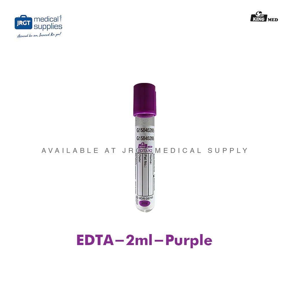 Blood Collection Vacutainer Tubes (KingMed / Sure-Guard)