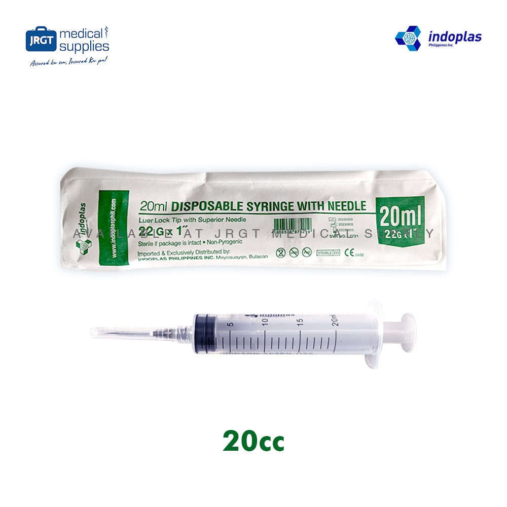 Indoplas Syringe (20cc, 50cc) per Piece