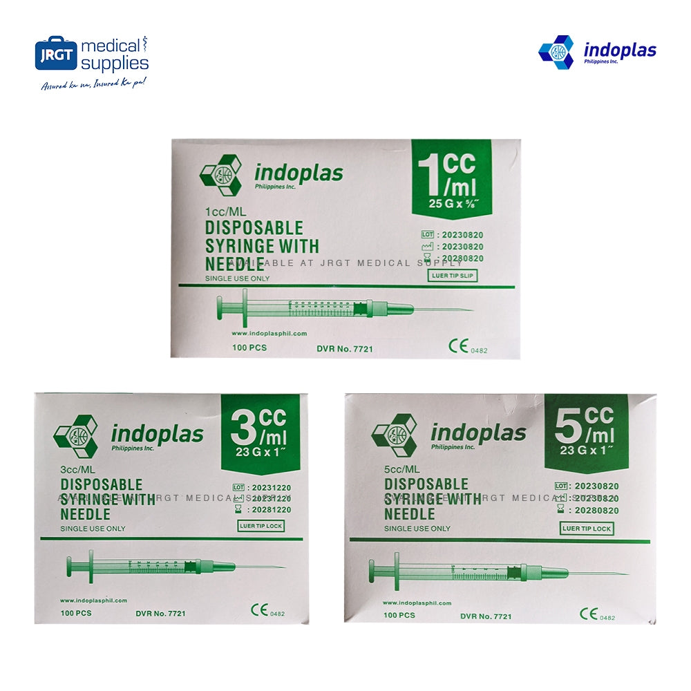 Indoplas Syringe - Sterilized Disposable | Single Use