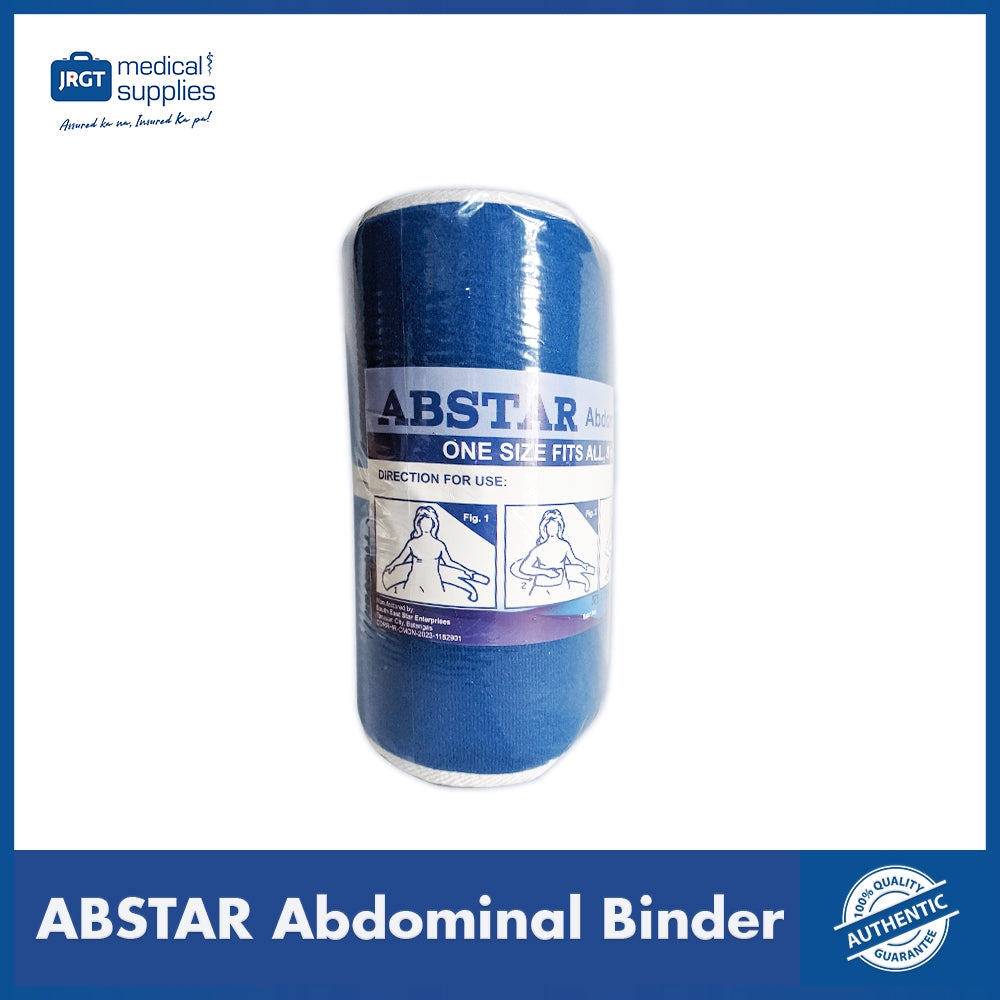 ABSTAR Abdominal Binder (Blue) | Post-Surgery Compression Belt