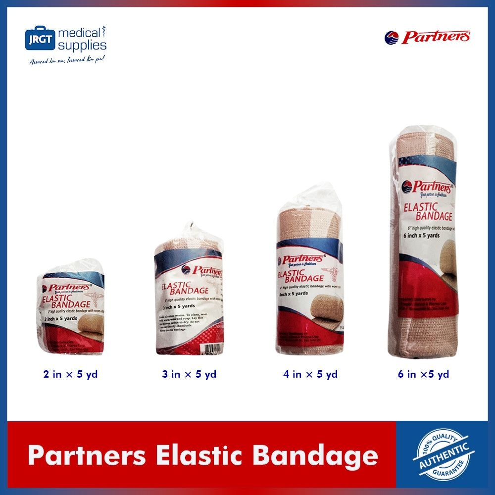 Partners Elastic Bandage 2x5/3x5/4x5/6x5