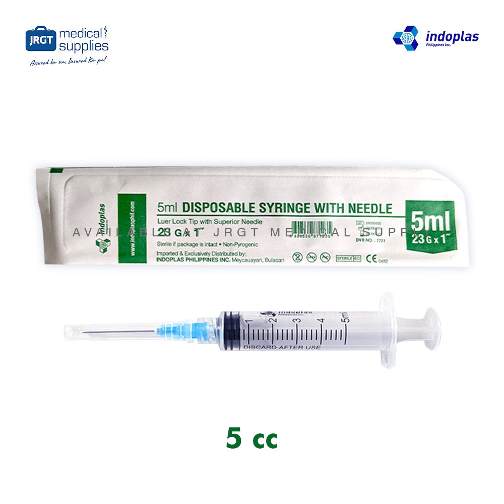 Indoplas Syringe - Sterilized Disposable | Single Use