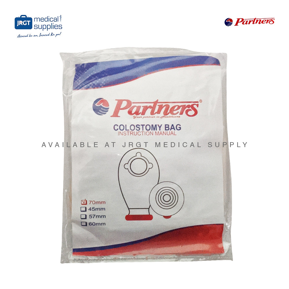 Partners Colostomy Bag (45mm, 57mm, 60mm) - Effective Colostomy Management | JRGT Medical Supply