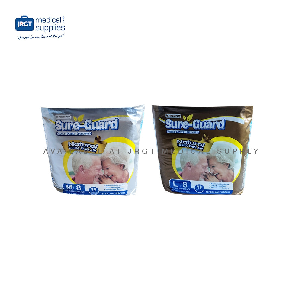 Sure-Guard, Fresco, and Partners Adult Diapers | Tape Type & Pull-Up | Sizes: Medium, Large, XL