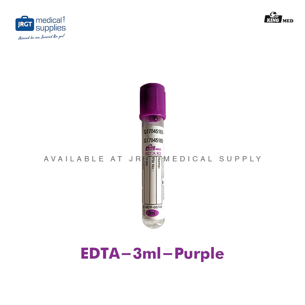 Blood Collection Vacutainer Tubes (KingMed / Sure-Guard)
