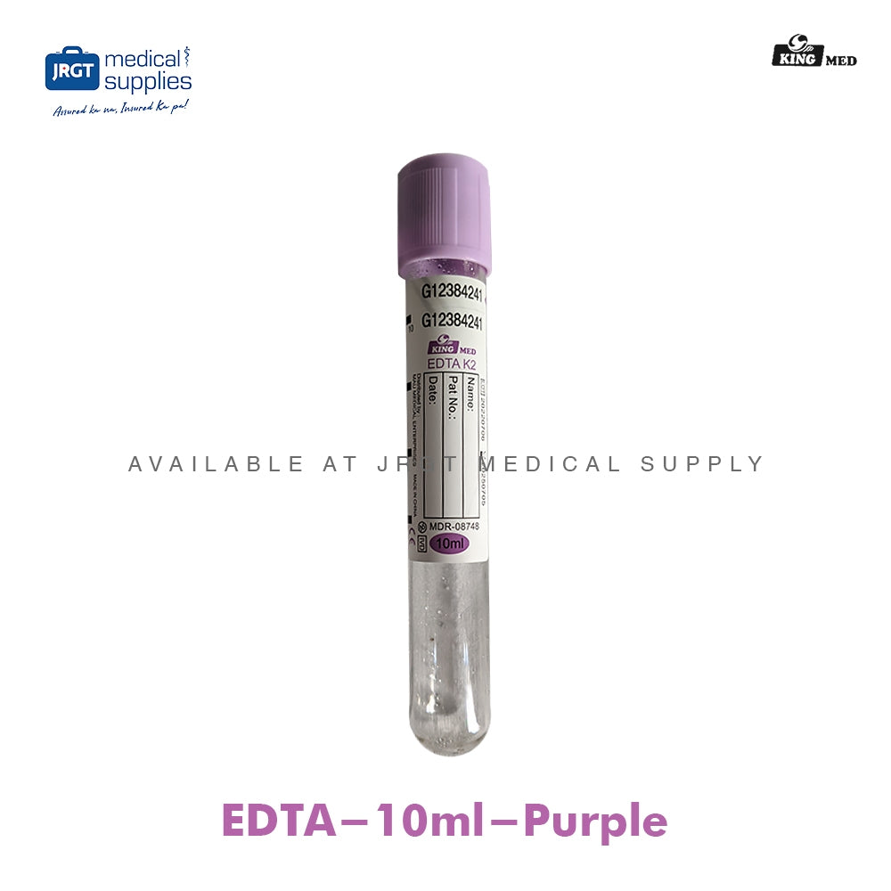 Blood Collection Vacutainer Tubes (KingMed / Sure-Guard)