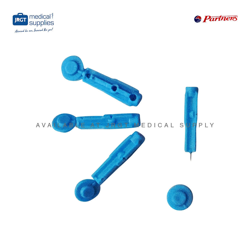 Partners Blood Lancet G28 for Glucometer (200pcs) | JRGT Medical Supply