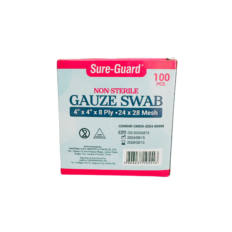 Sure Guard Non-Sterile Gauze Pad (4x4) - 1 Box