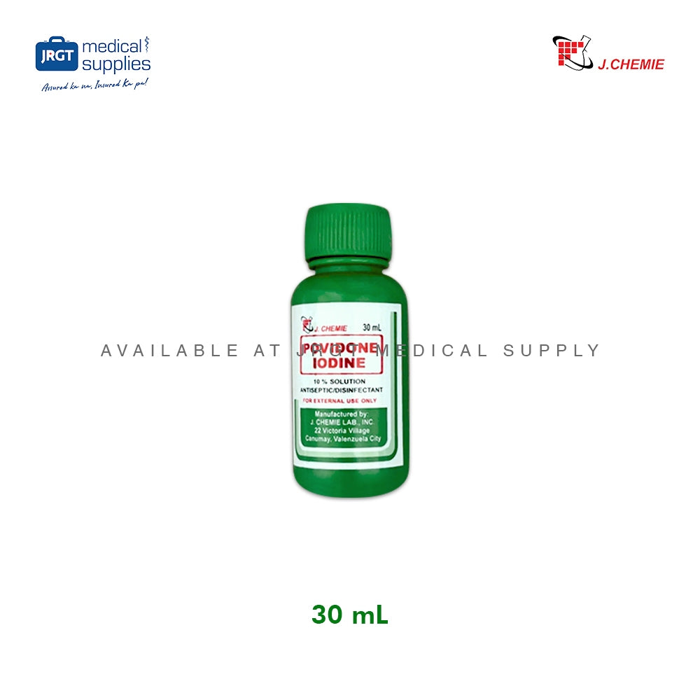 J. Chemie Povidone Iodine 10% Antiseptic | Betadine Skin Cleanser | JRGT Medical Supply