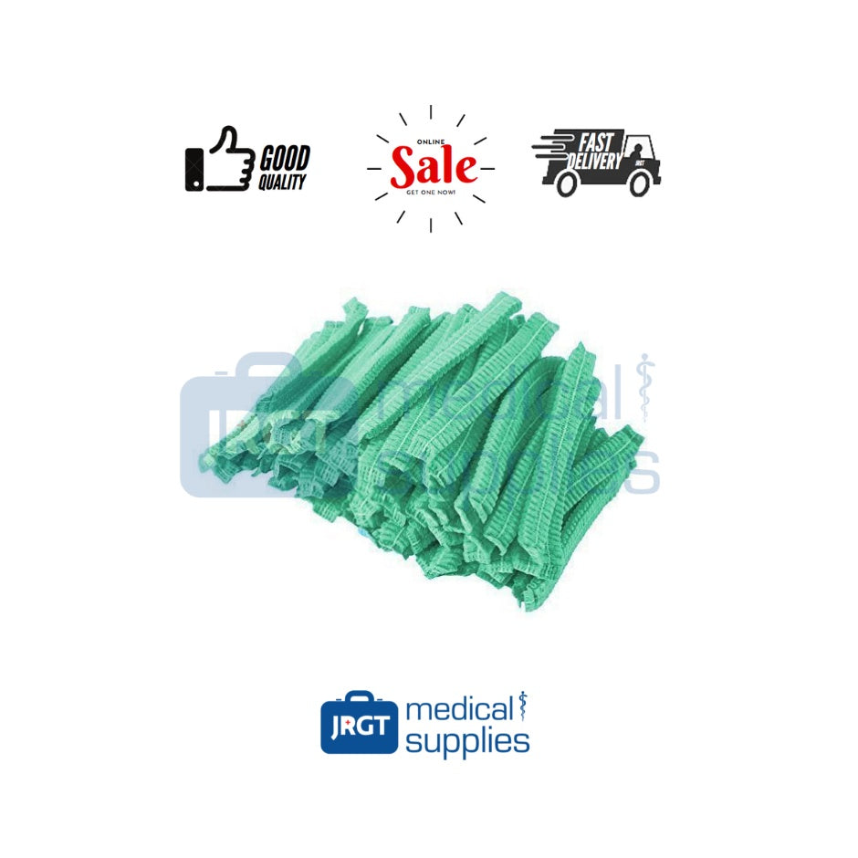 100pcs Disposable Surgical Cap - Hair Net (Caterpillar cap) (O.R. Cap) (100pcs)