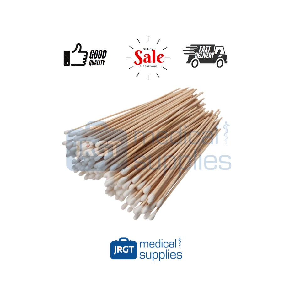 Topcare Cotton Tipped Applicator Stick Non-Sterile (1 Pack - 100pcs)