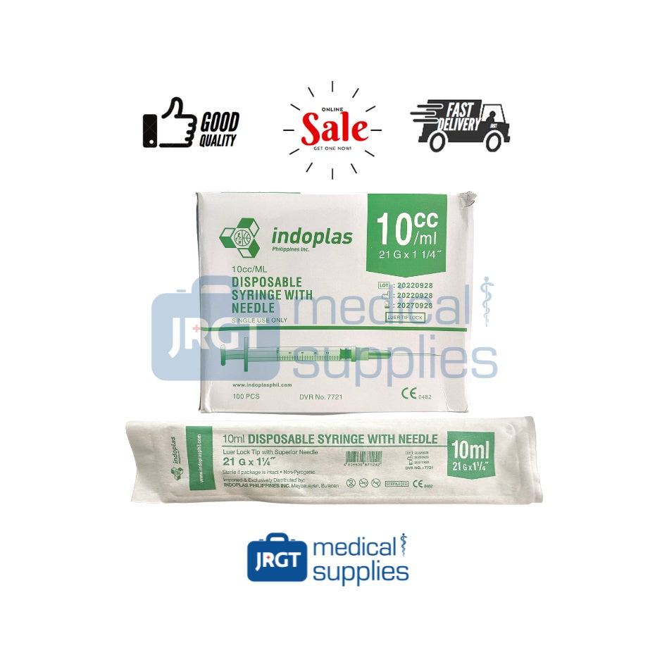 Indoplas Syringe - Sterilized Disposable | Single Use