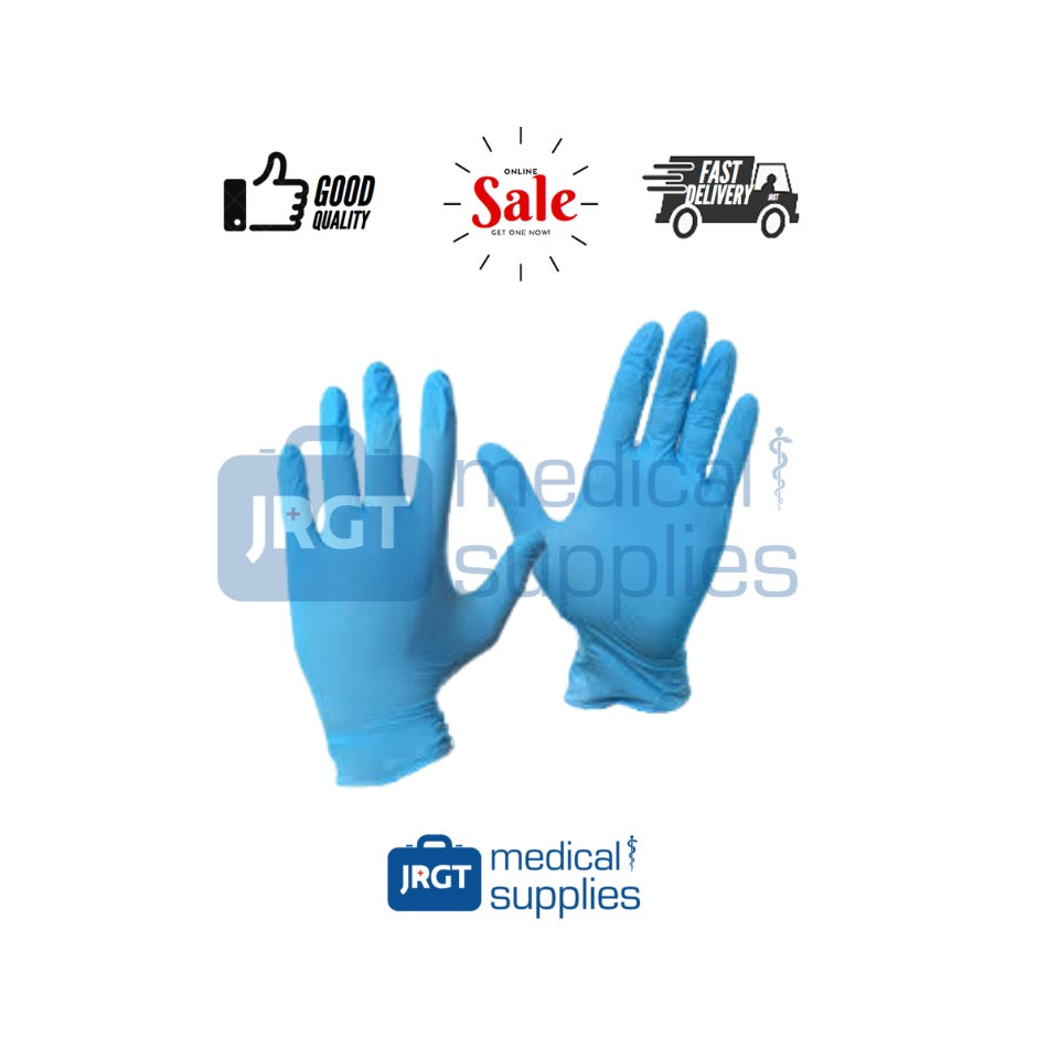 Sure Guard Disposable Examination Nitrile Gloves (1 Box - 100pcs): Protection for Enhanced Safety