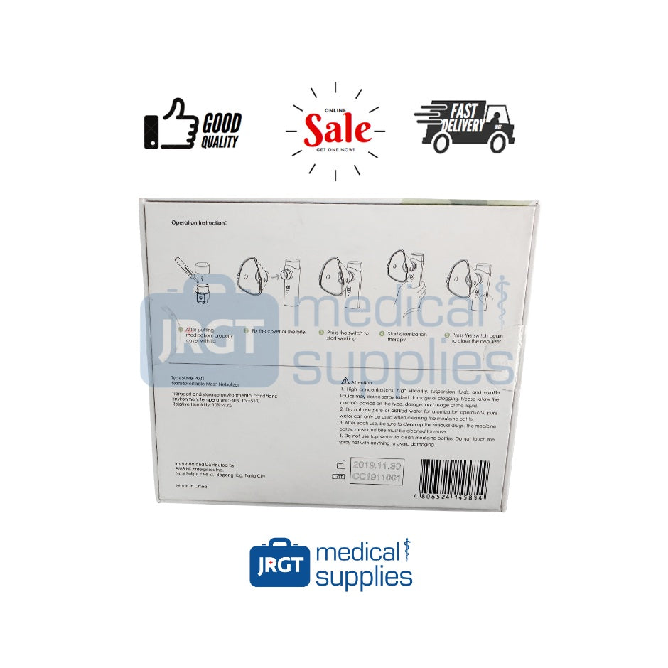 Sure Guard Portable and Rechargeable Mesh Nebulizer