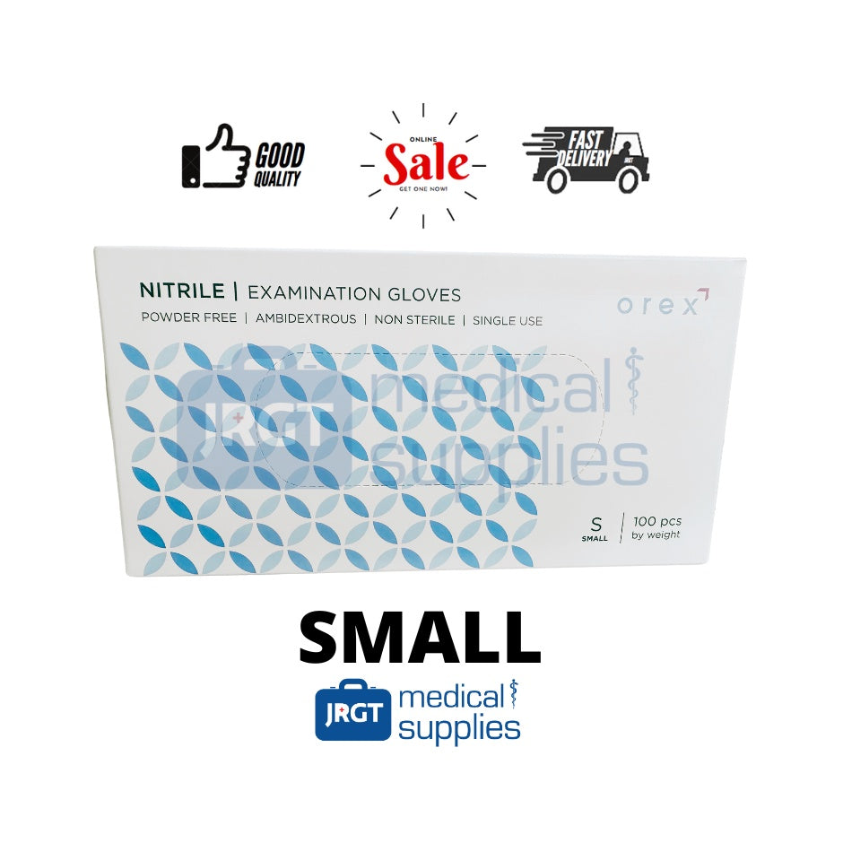 Orex Nitrile Gloves 100pcs | Disposable Examination Gloves | JRGT Medical Supply