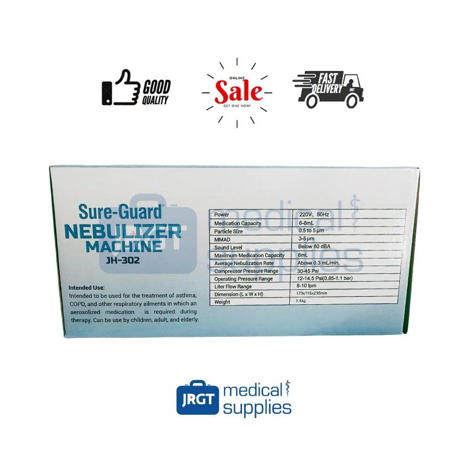 Sure Guard Compact Nebulizer Full Set (JH-302)
