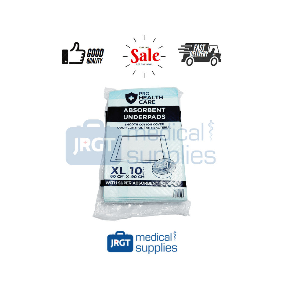 Pro Health Underpads 60cm x 90cm (1 Pack - 10pcs)